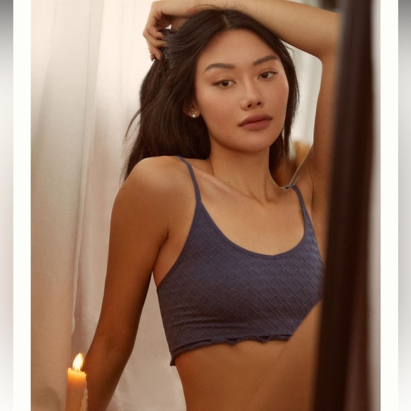NWT Anthropologie seamless eyelet bralette - Picture 1 of 7